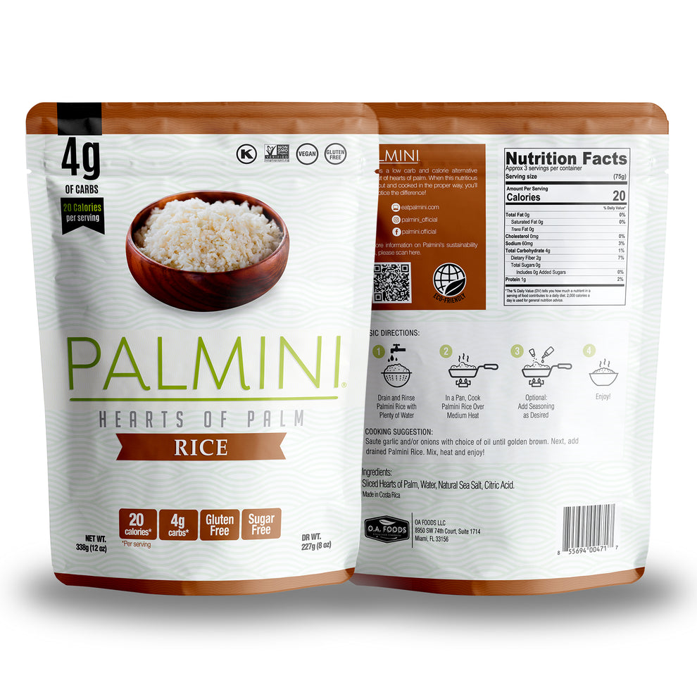 Palmini Rice Low Carb Pasta 4g of Carbs As Seen On Shark Tank 1