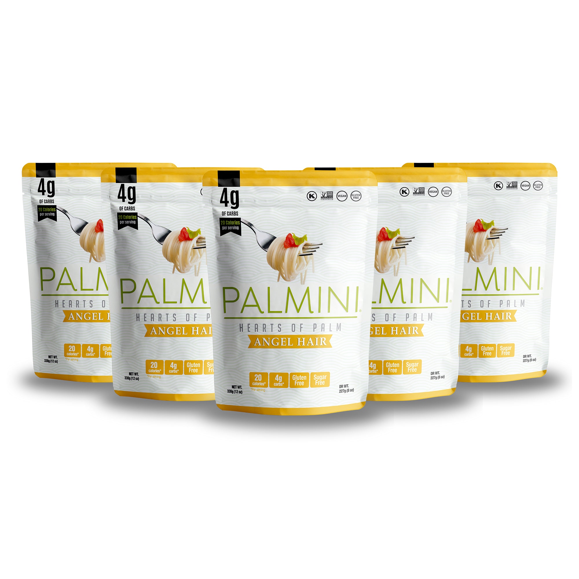 Palmini Angel Hair Low Carb Pasta 4g Of Carbs 1 Unit Pouch 12 Oz Oa Foods Palmini 